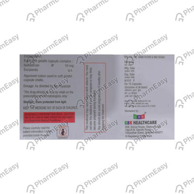 Isoperio 10mg Strip Of 10 Capsules