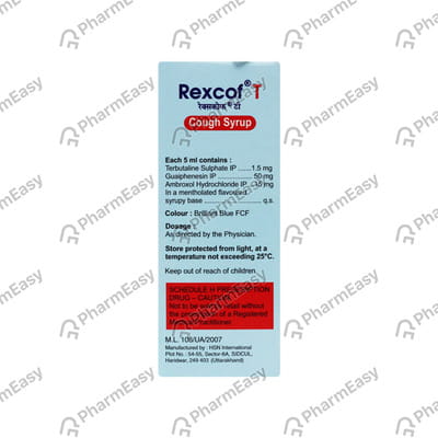Rexcof T Bottle Of 100ml Syrup