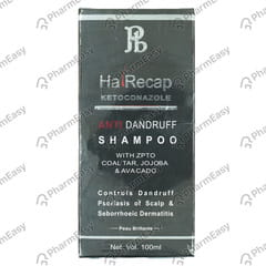 Hairecap Bottle Of 100ml Anti Dandruff Shampoo