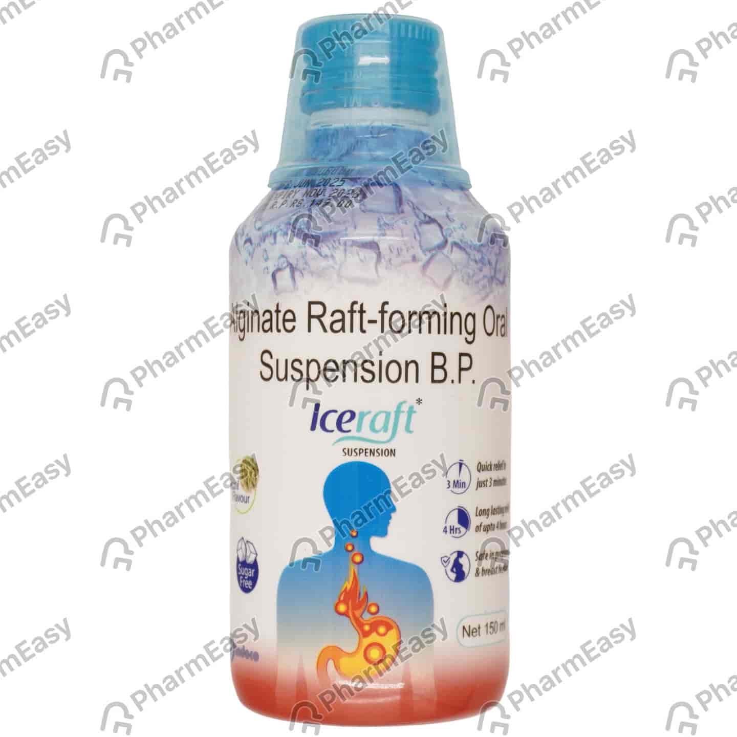 Iceraft Saunf Flavour Sugar Free Bottle Of 150ml Suspension