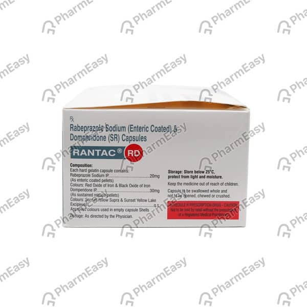 Rantac Rd Strip Of 10 Capsules
