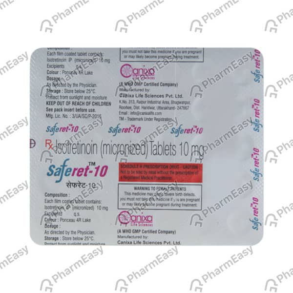 Saferet 10Mg Strip Of 10 Tablets