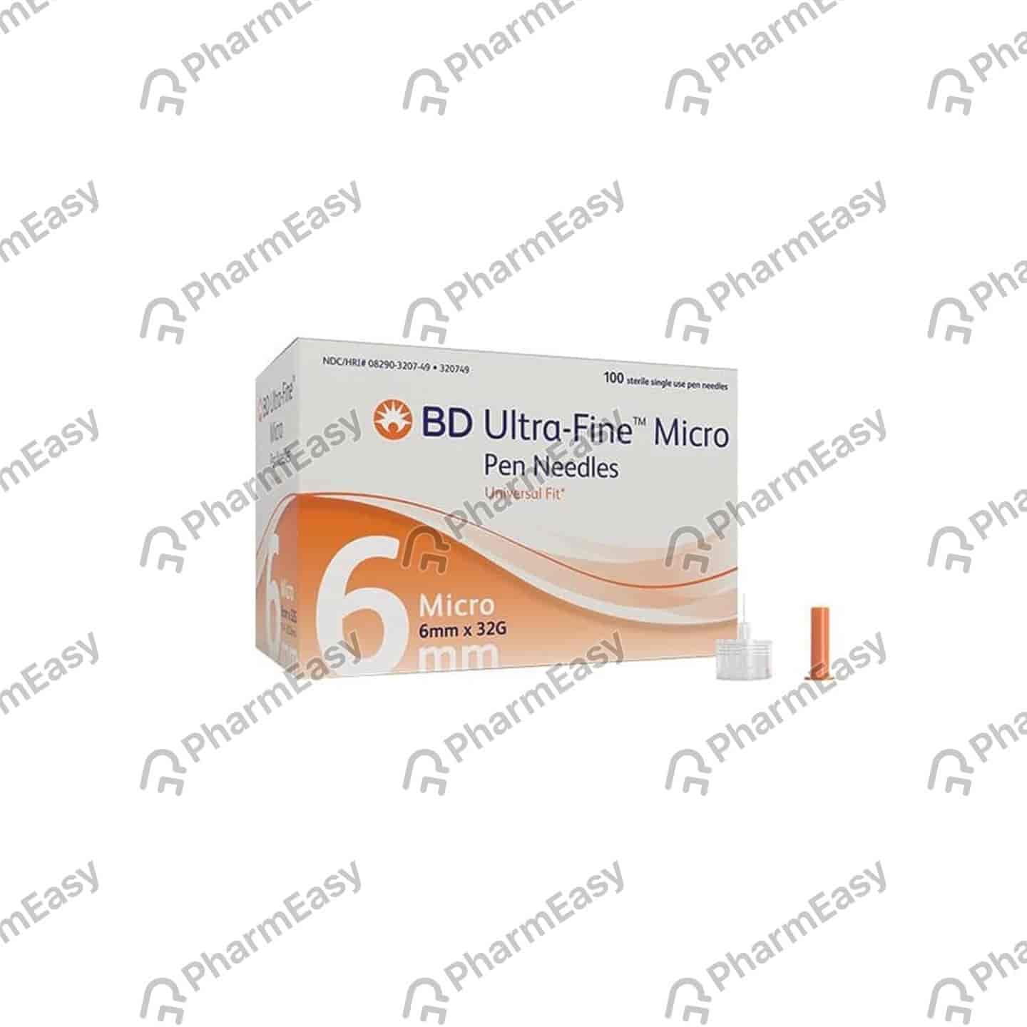 Bd Ultra Fine Insulin 32 G X 6 Mm Pen Needle 1 No'S