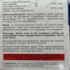 NAB TAXHAL 100 MG INJECTION