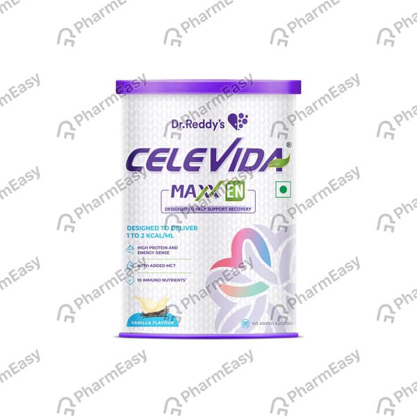 Celevida Maxx En Vanilla Flavour Tin Of 400Gm Oral Powder