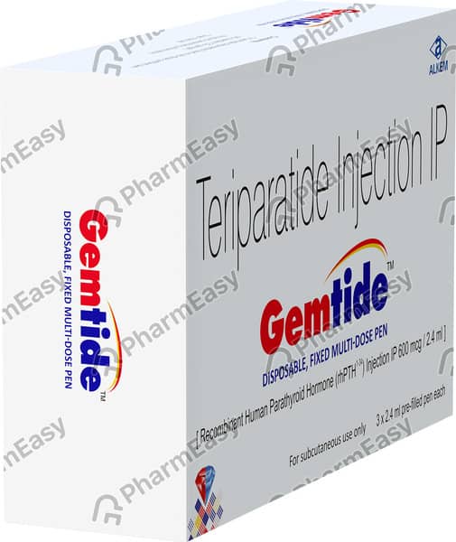 Gemtide Pre Filled Pen Of 2.4ml Injection (Pack Of 3)