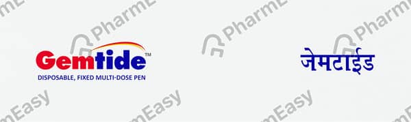 Gemtide Pre Filled Pen Of 2.4ml Injection (Pack Of 3)