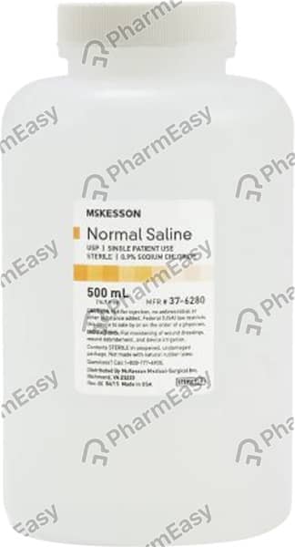 Ns 0.9% Bottle Of 500ml Solution For Infusion