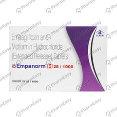 Empanorm M 25/1000mg Strip Of 10 Tablets