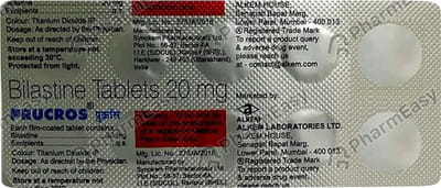 Prucros 20mg Strip Of 10 Tablets