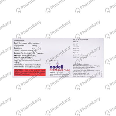 Dapadel Strip Of 10 Tablets