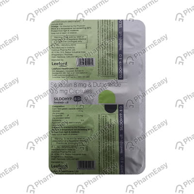 Sildohyp 8mg D Strip Of 10 Capsules
