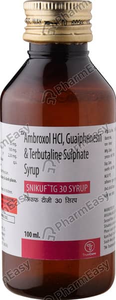 Snikuf Tg 30 Bottle Of 100ml Syrup