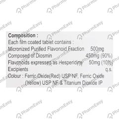 Dafloheal 500mg Strip Of 10 Tablets