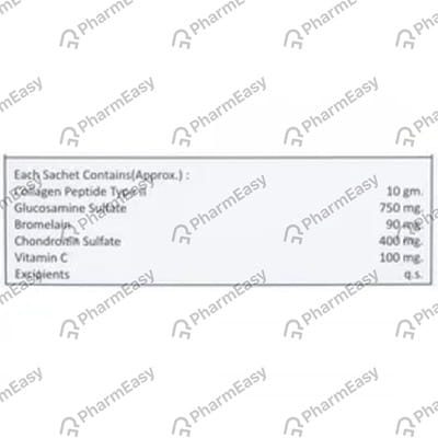 Joint Plus Pineapple Flavour Sugar Free Sachet Of 12.5gm Oral Powder