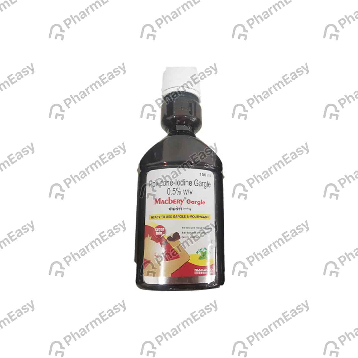 Macbery Mint Flavour Sugar Free Bottle Of 150ml Gargle