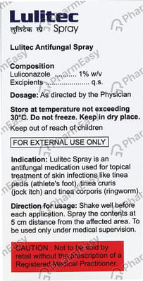 Lulitec Spray Bottle Of 30ml Lotion