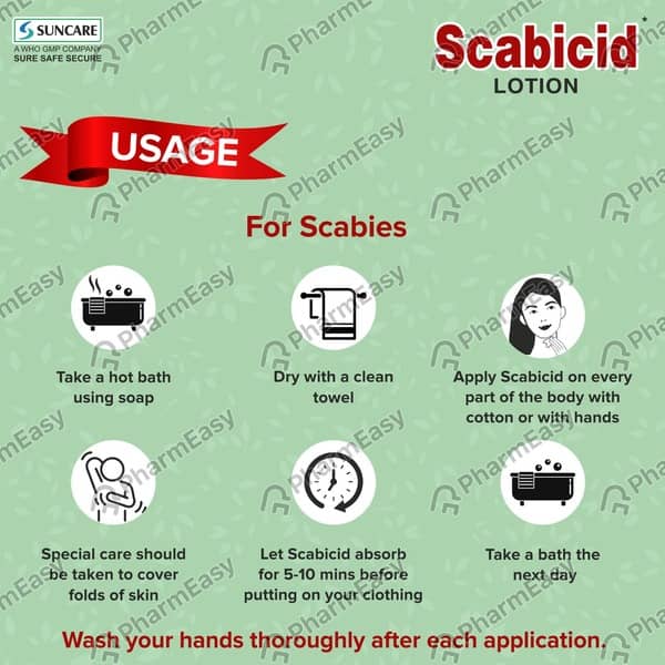 Scabicid Bottle Of 100Ml Lotion