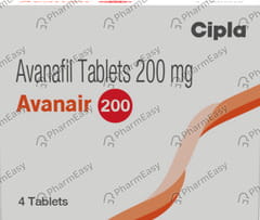 AVANAIR 200MG STRIP OF 4 TABLETS