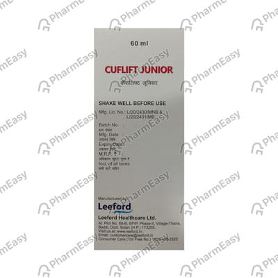 Cuflift Junior Bottle Of 60ml Syrup