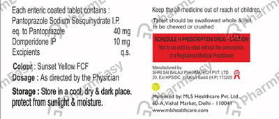 Pantajet D Strip Of 10 Tablets