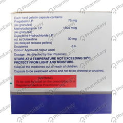PREGABA DM 75/30MG STRIP OF 10 CAPSULES