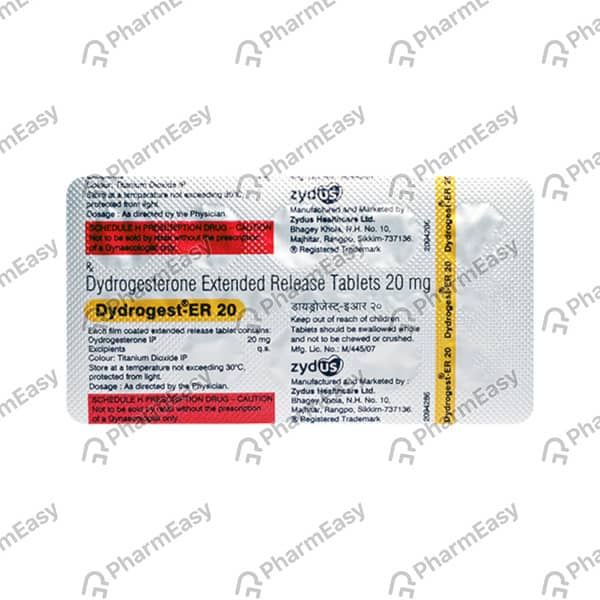 Dydrogest-ER 20 Tablet