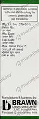 FIXMAC B DRY VIAL OF 1 POWDER FOR INJECTION