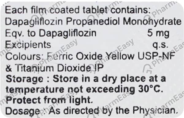 जस्टोजा 5एमजी की स्ट्रिप 10 टैबलेट्स