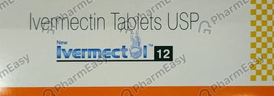 New Ivermectol 12mg Strip Of 2 Tablets