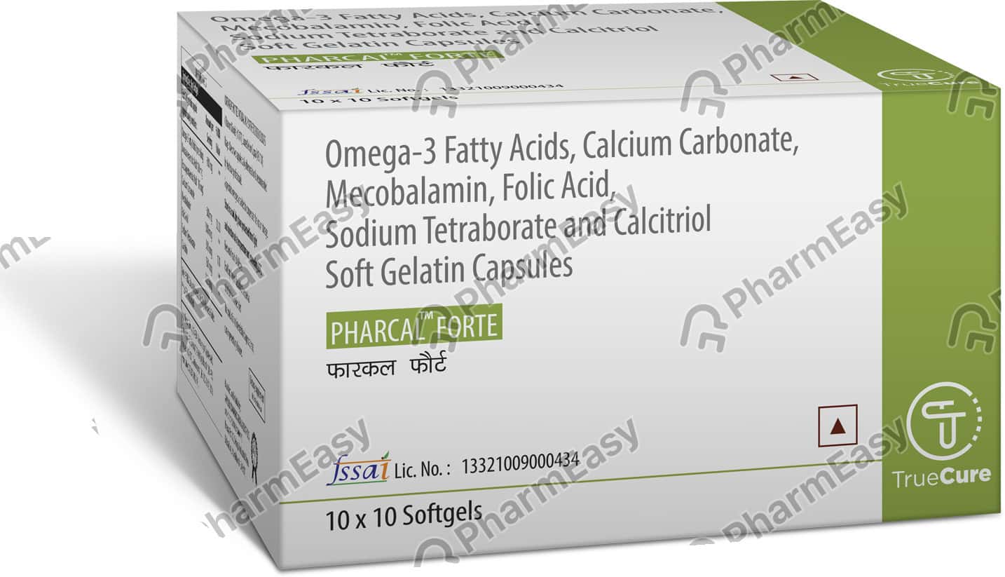 Pharcal Forte Strip Of 10 Softgel Capsules