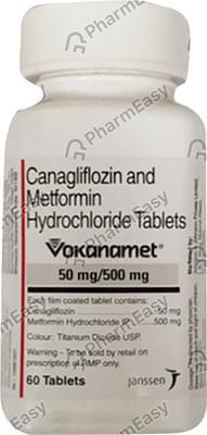 Vokanamet 50/1000mg Bottle Of 60 Tablets