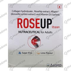 ROSEUP LIME FLAVOUR SUGAR FREE SACHET OF 7GM ORAL POWDER
