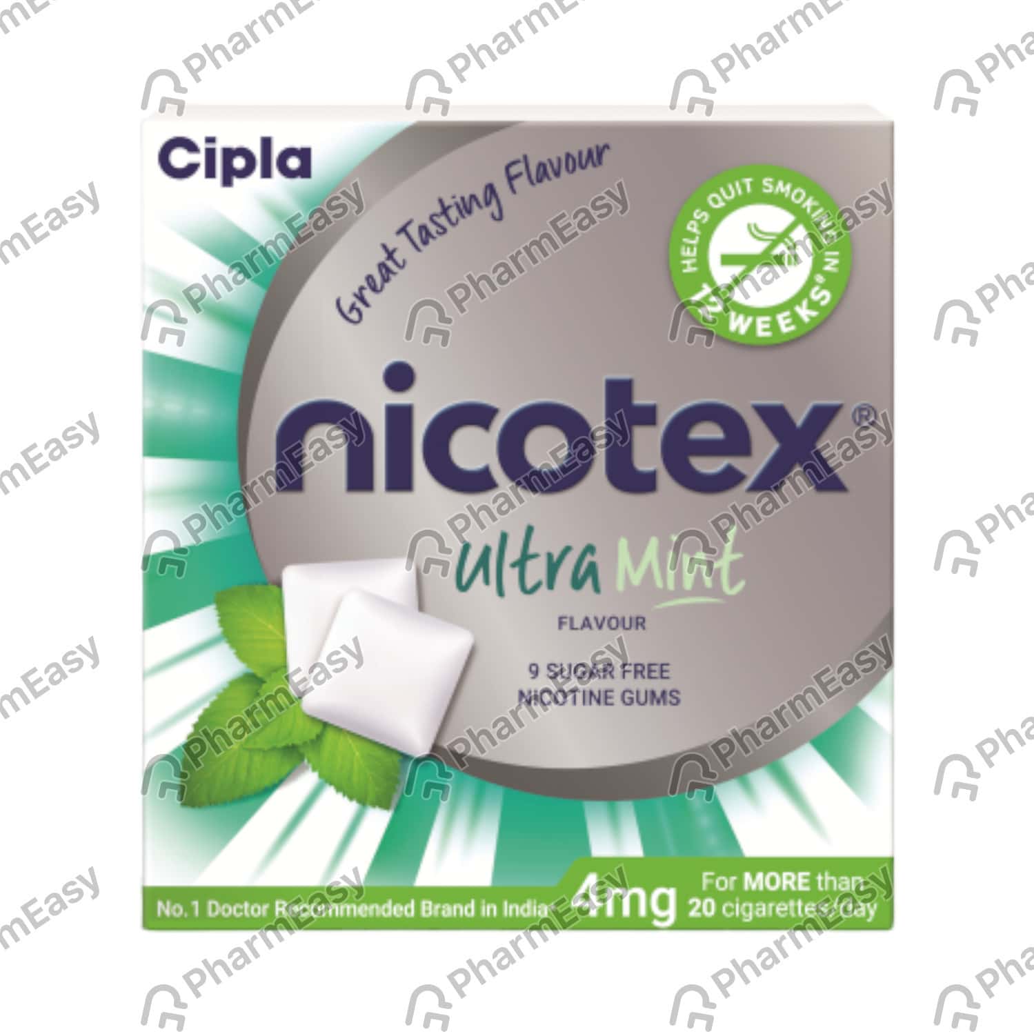 Nicotex 4 MG Chewing Gum (9) Uses, Side Effects, Price & Dosage