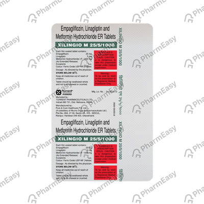Xilingio M 25/5/1000mg Strip Of 10 Tablets