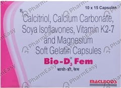 BIO D3 FEM STRIP OF 15 SOFTGEL CAPSULES