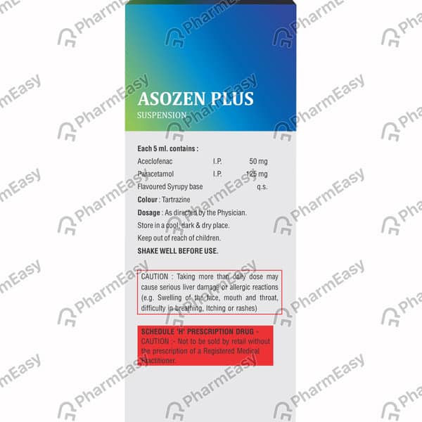 Asozen Plus Bottle Of 60ml Suspension