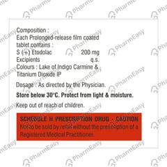 SETOLAC ER 200MG STRIP OF 10 TABLETS