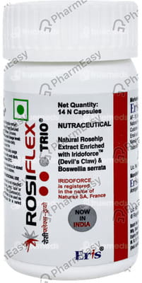 Rosiflex Plus Trio Bottle Of 14 Veg Capsules