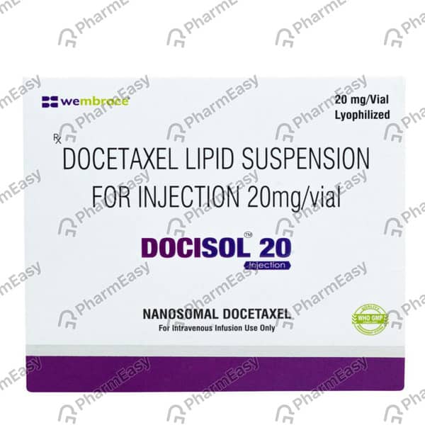 Docisol 20mg Dry Vial Of 1 Powder For Injection