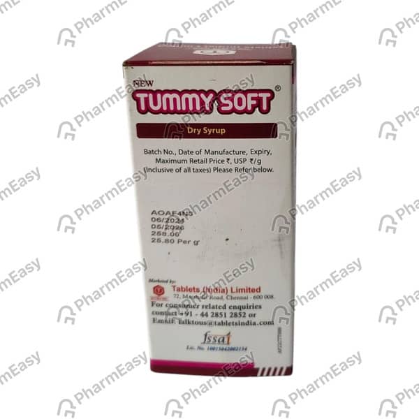 Tummy Soft Bottle Of 50ml Dry Syrup