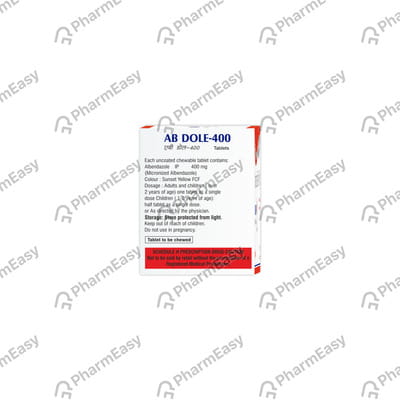 Ab Dole 400mg Strip Of 1 Chewable Tablet