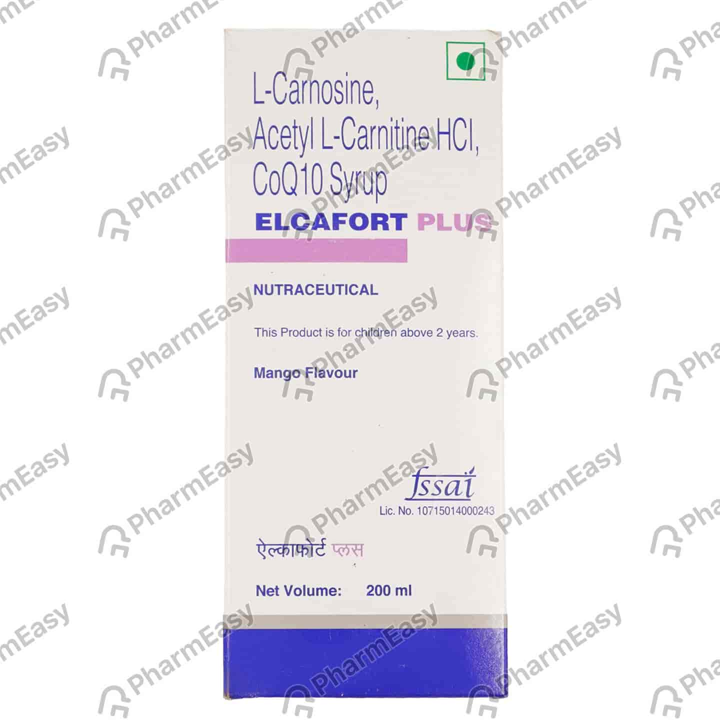 Elcafort Plus Mango Flavour Bottle Of 200ml Syrup