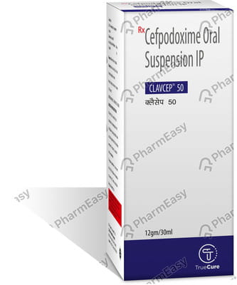 Clavcep 50mg Bottle Of 30ml Dry Syrup