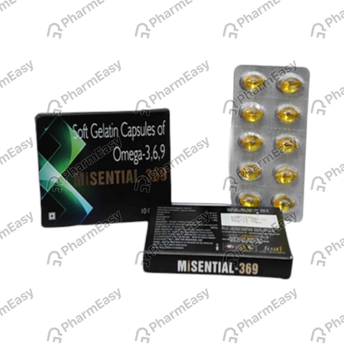 Misential 369 Strip Of 10 Softgel Capsules