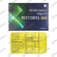 Misential 369 Strip Of 10 Softgel Capsules