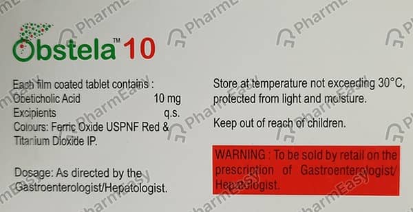 Obstela 10mg Strip Of 10 Tablets