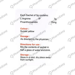 ARGICARE PLUS ORANGE FLAVOUR SUGAR FREE SACHET OF 5GM GRANULES