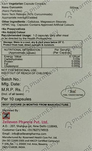 Curcon Czs Strip Of 10 Tablets