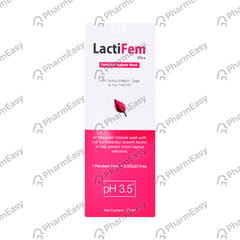 Lactifem Ultra Bottle Of 75ml Intimate Wash